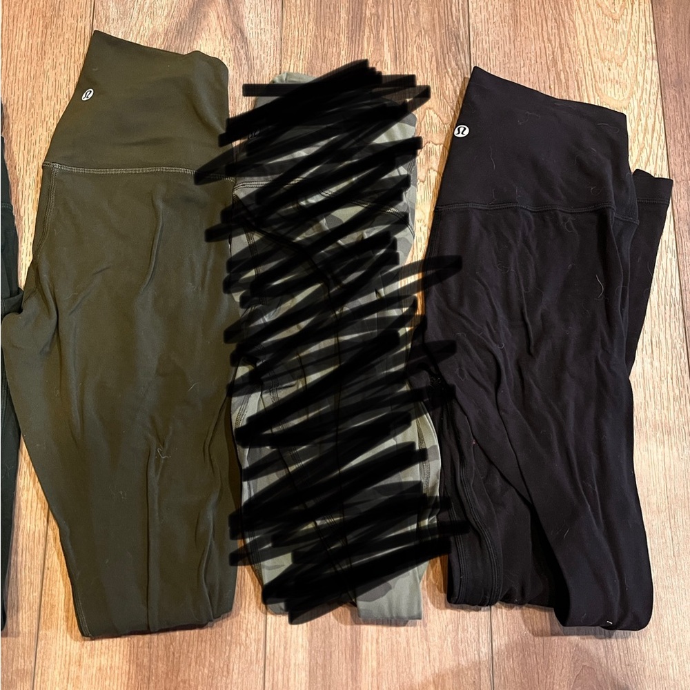 Lululemon Align Legging Bundle✨ Olive & Black